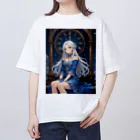 AI Fantasy Art ShopのPrincess transcends time② オーバーサイズTシャツ