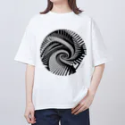 riotriffs_punksのspiral オーバーサイズTシャツ