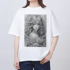 AI Fantasy Art Shopの【限定商品】Chaos⑤ Oversized T-Shirt