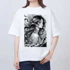 AI Fantasy Art Shopの【限定商品】Chaos⑥ Oversized T-Shirt