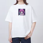 近未来美少女「オッドアイ」の近未来美少女「オッドアイ」 オーバーサイズTシャツ