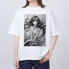 AI Fantasy Art ShopのCollapse① Oversized T-Shirt