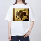 hotaru1の金色　虎　江戸時代　趣き　屏風 Oversized T-Shirt