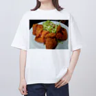 numeron's shopの肉、カツ、おいしいやつ オーバーサイズTシャツ