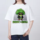 Stylo Tee Shopのブロックンロールのブロッコリー Oversized T-Shirt