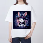 onochan0212の魔法使いコスプレ　ウサギ オーバーサイズTシャツ