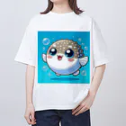 マサマサのふぐくん オーバーサイズTシャツ