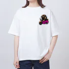 ふんわか ぷにゅのラブリーパグ オーバーサイズTシャツ