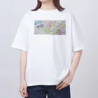 下関イベントサークルの下関イベントサークルロゴ Oversized T-Shirt