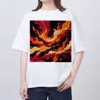 AI Fantasy Art Shopのart of fire② Oversized T-Shirt