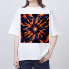 AI Fantasy Art Shopのart of fire⑤ オーバーサイズTシャツ