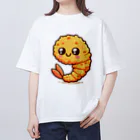 moka_mattarliのエビふりゃ〜くん オーバーサイズTシャツ