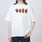 atelier_lapislazuliのくまはにわ4（うしろ） Oversized T-Shirt