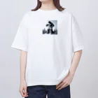 komi39のモンスターファッション　ゴジラ オーバーサイズTシャツ