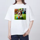 カジノ屋のビーグル犬キキちゃん Oversized T-Shirt