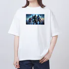 Animal_hero-457_AsukaYamamotoの立派なゴリラ オーバーサイズTシャツ