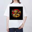 幸福龍神の幸運を呼ぶ金龍ちゃん🐉 Oversized T-Shirt