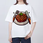 jojo-のステーキ オーバーサイズTシャツ