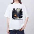 Nodoka Silence Library - WEB SHOPのSnow Cottage Oversized T-Shirt