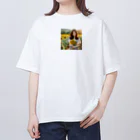 Ra168の思わず微笑んでしまう Oversized T-Shirt