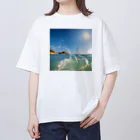 zakki-Rの暑い日本の夏 オーバーサイズTシャツ