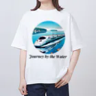 チェリモヤの新幹線 水辺の旅 01 Oversized T-Shirt