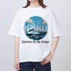 チェリモヤの新幹線 水辺の旅 02 オーバーサイズTシャツ