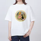 Ellieの女の子の愛する子猫 オーバーサイズTシャツ