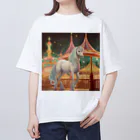 春天堂の夜の遊園地 Oversized T-Shirt