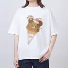 Milky'sのくまちゃんアイス Oversized T-Shirt