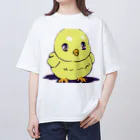 G-EICHISの可愛いひよこの挨拶 オーバーサイズTシャツ