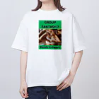 Koji_YamanouchiのGROUP FANTASY!?(Hands to Heart)やまぴーデザインオリジナルTシャツVol.2  オーバーサイズTシャツ