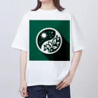 Qten369の地球を守ろう オーバーサイズTシャツ