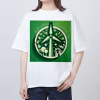 Qten369の地球を守ろう２ オーバーサイズTシャツ