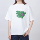 Bob kachiee LennonのHappy reaf オーバーサイズTシャツ