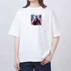 ketapapaのTOKYO SAMURAI Ⅳ Oversized T-Shirt