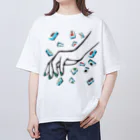 UNchan(あんちゃん)    ★unlimited★のhemp sparrow　厄無し Oversized T-Shirt