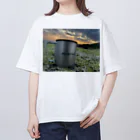 misawashopの島の夕焼け Oversized T-Shirt