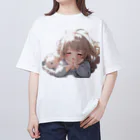 G-EICHISの眠れない夜の可愛い少女 Oversized T-Shirt