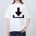 amakara_のダウンロードアイコン オーバーサイズTシャツ