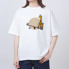 sb&colorのシーソー Oversized T-Shirt