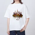 Chi3のニューヨークの幻想的な夜景 Oversized T-Shirt