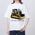 チェリモヤの建設の達人 働く車 02 オーバーサイズTシャツ