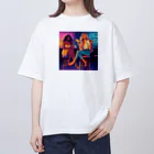 ta-bo-zuのGood Time オーバーサイズTシャツ