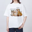 ココハス工房のにゃんにゃんこやん(妖怪ver) オーバーサイズTシャツ