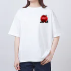 愛国女子の日本人はモルモットではない！グッズ Oversized T-Shirt