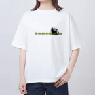 E.Pの墨絵「レッサーパンダ」 Oversized T-Shirt