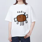 ohesoのお肉星人のユニフォーム Oversized T-Shirt