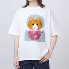 Kikuyaのめいちゃんのこもちゃん オーバーサイズTシャツ