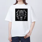 rinaPoohのドクロ Oversized T-Shirt